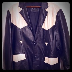Leather coat